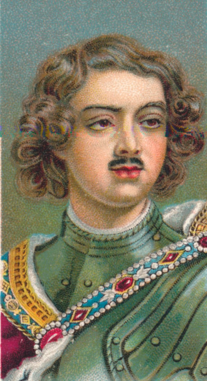 Piotr I Wielki 1672-1725, car Rosji, 1924 autorstwa Unbekannt