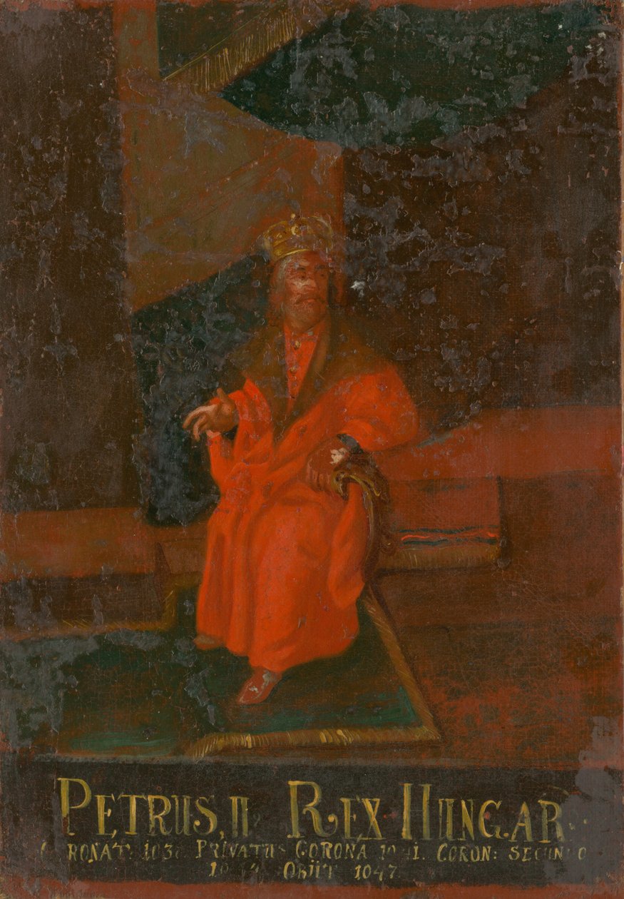 Piotr Orseolo, król Węgier, I poł. XVIII w. autorstwa Unbekannt