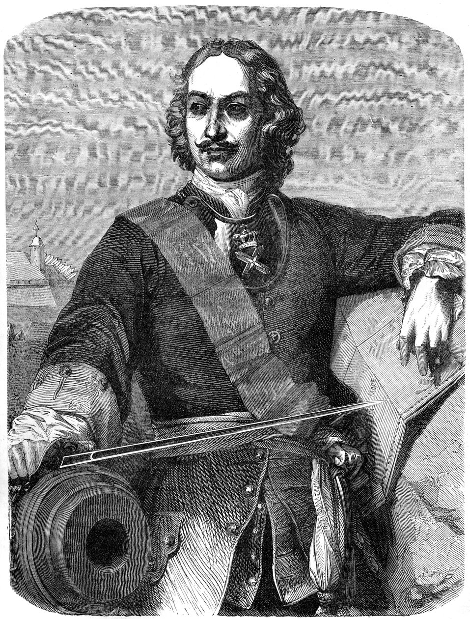 Piotr Wielki 1672-1725, XIX wiek autorstwa Unbekannt