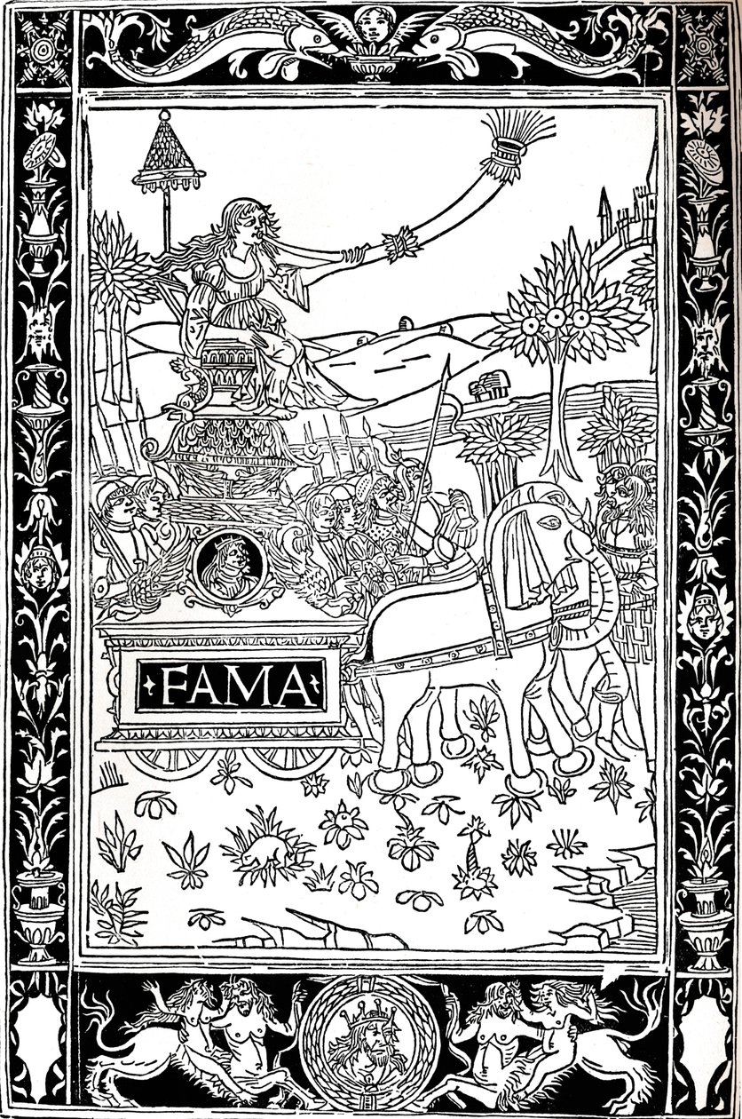 Petrarka: Triumfy, 1488, 1917 autorstwa Unbekannt