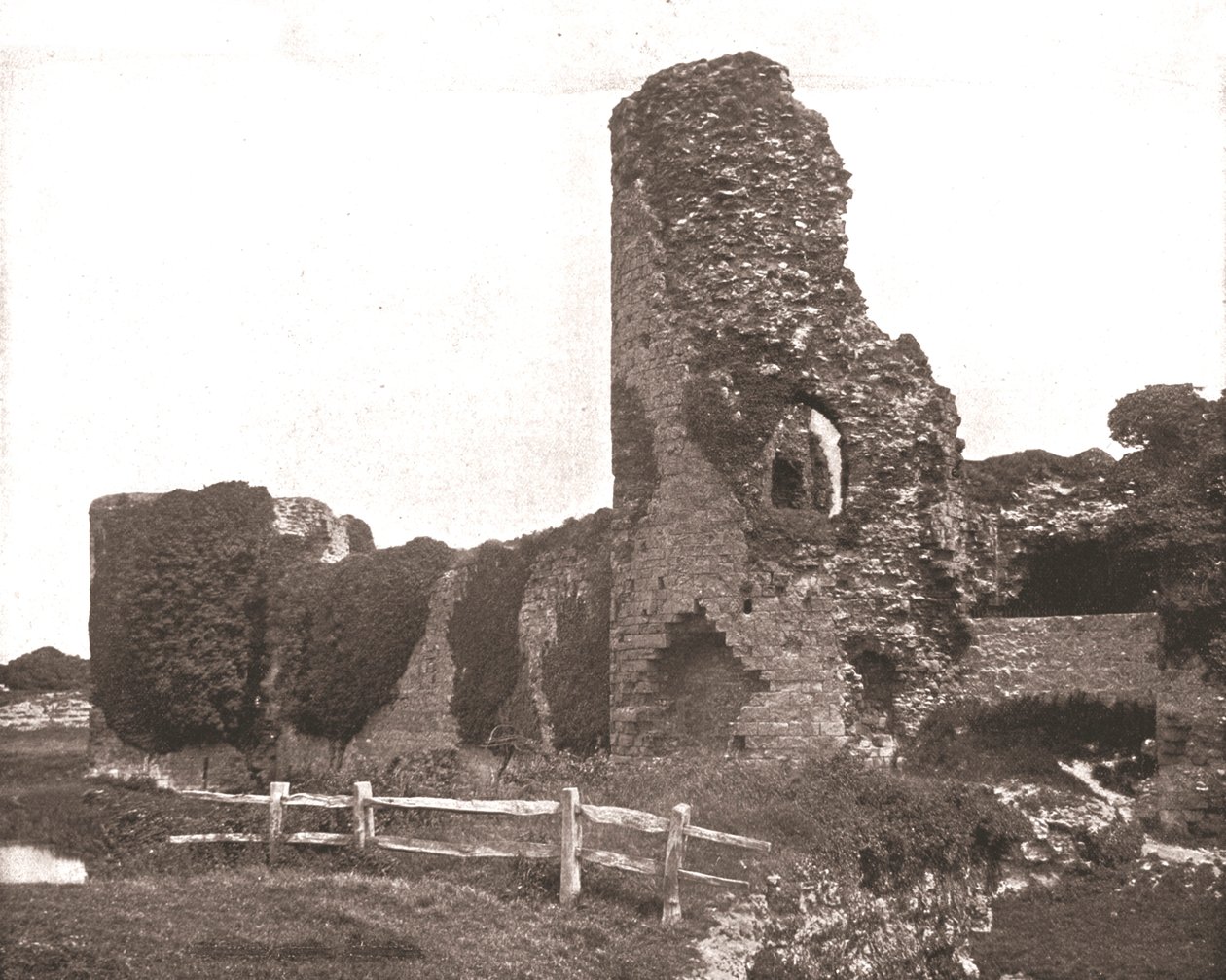 Zamek Pevensey, Sussex, 1894. autorstwa Unbekannt