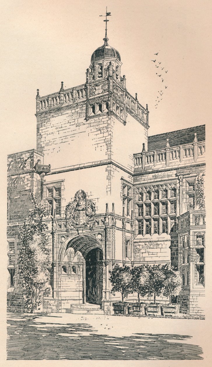 Peverey, Shropshire, Sir Aston Webb. P.R.A. Architekt, ok. 1919 autorstwa Unbekannt