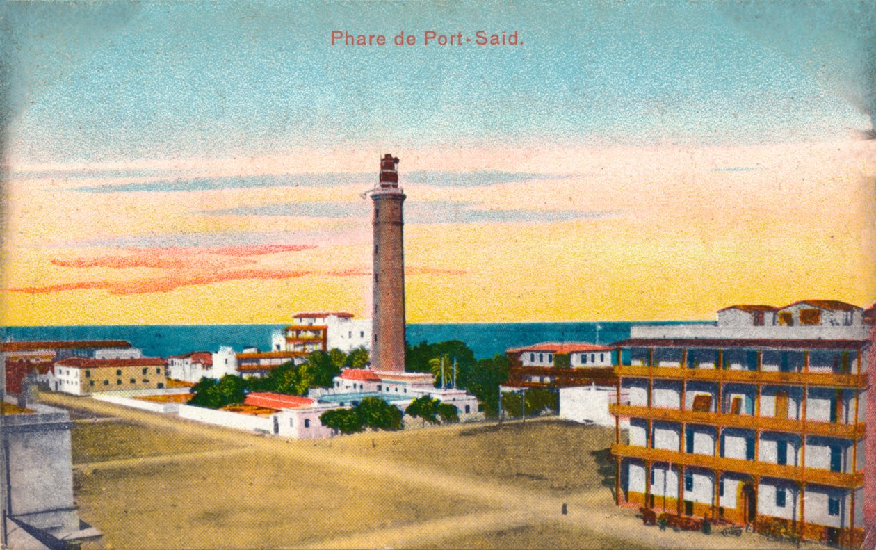 Phare de Port-Said, ok. 1900 autorstwa Unbekannt