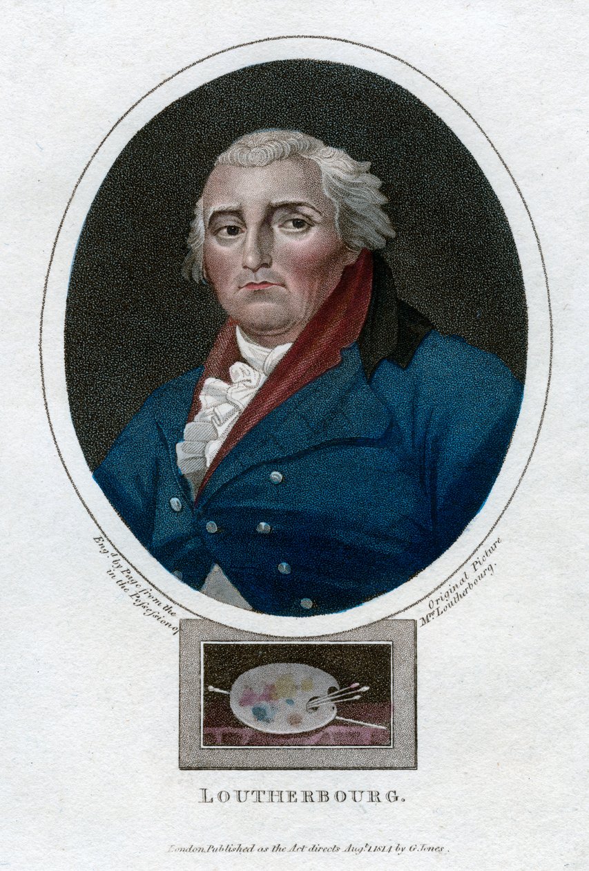 Philip James de Loutherbourg, francuski malarz, 1814 autorstwa Unbekannt