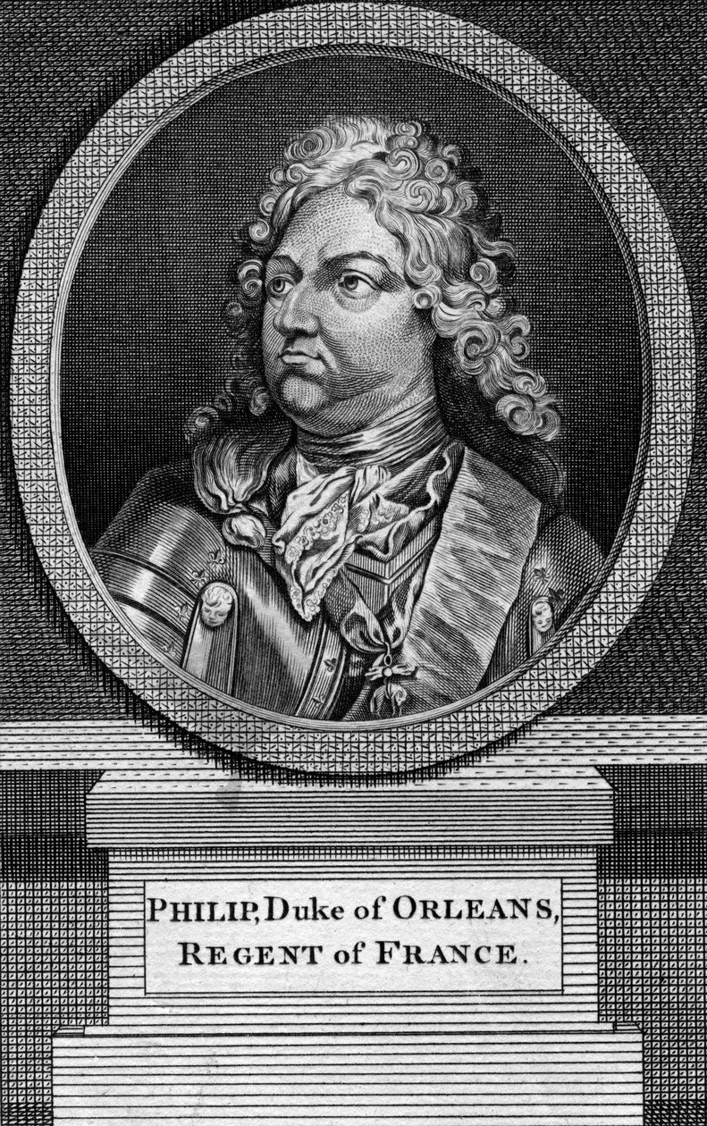 Filip II, książę Orleanu i regent Francji autorstwa Unbekannt