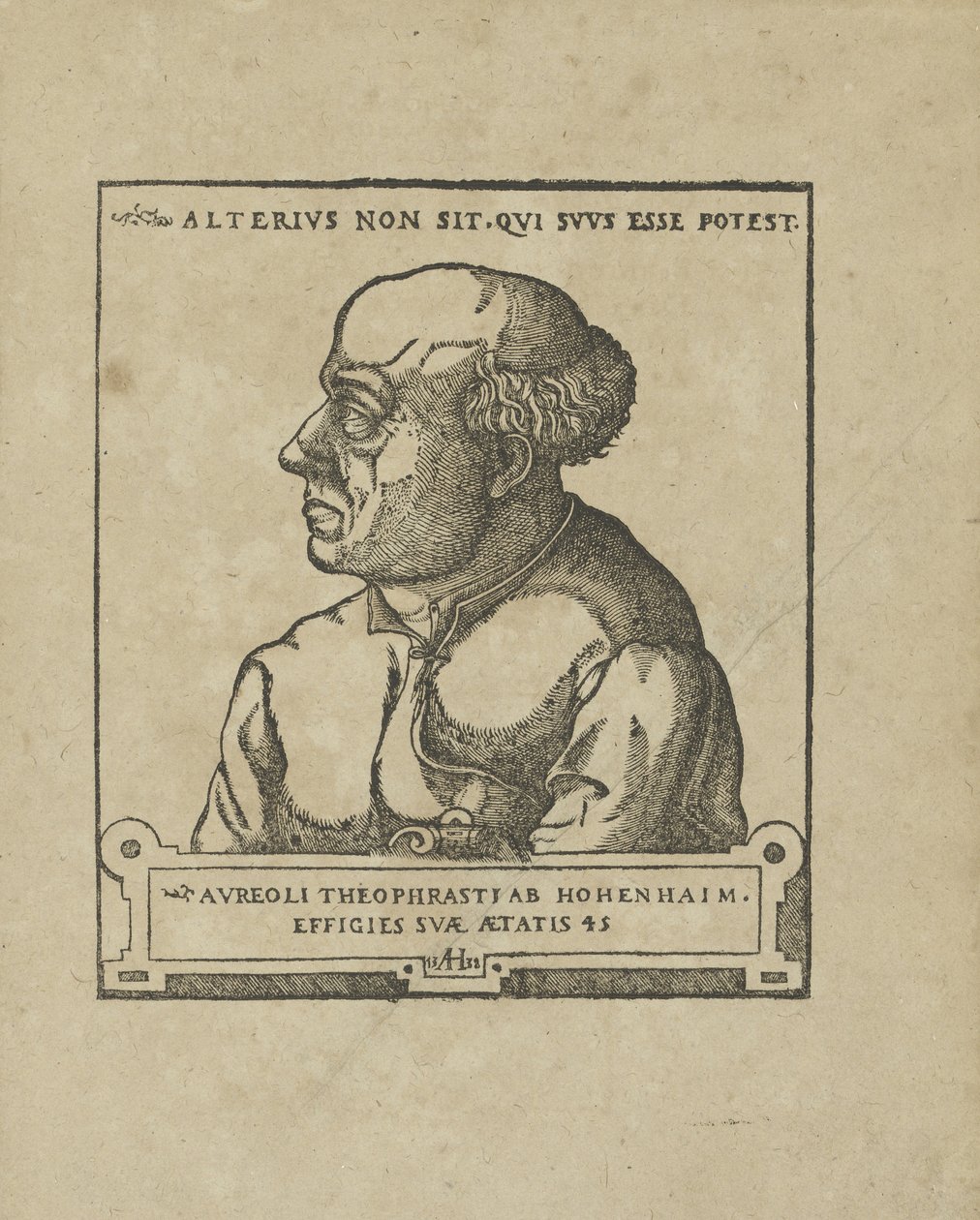 Philippus Theophrastus Aureolus Bombastus von Hohenheim Paracelsus, ok. 1538. autorstwa Unbekannt