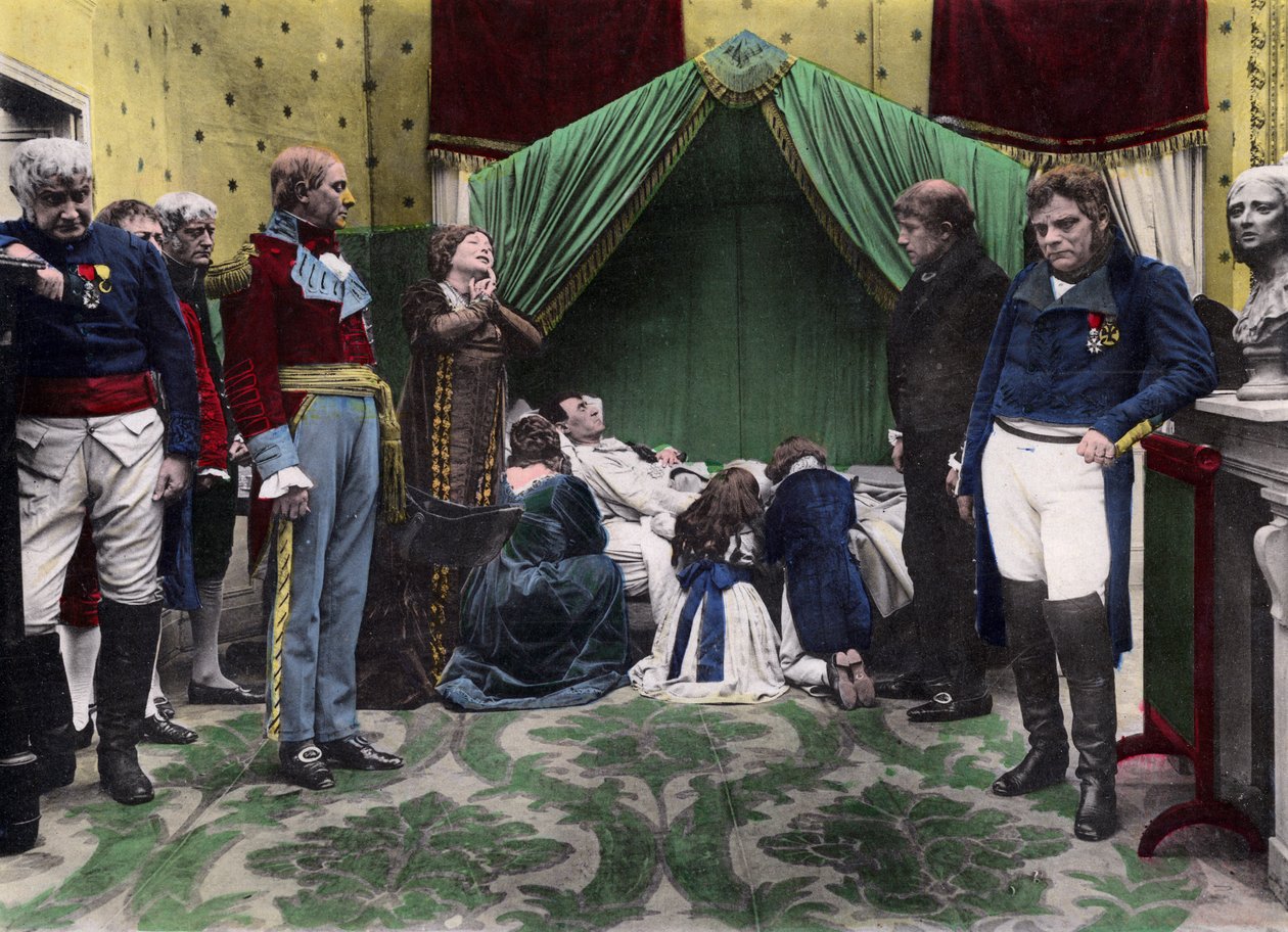Fotograficzne przedstawienie śmierci Napoleona na St Helena autorstwa Unbekannt