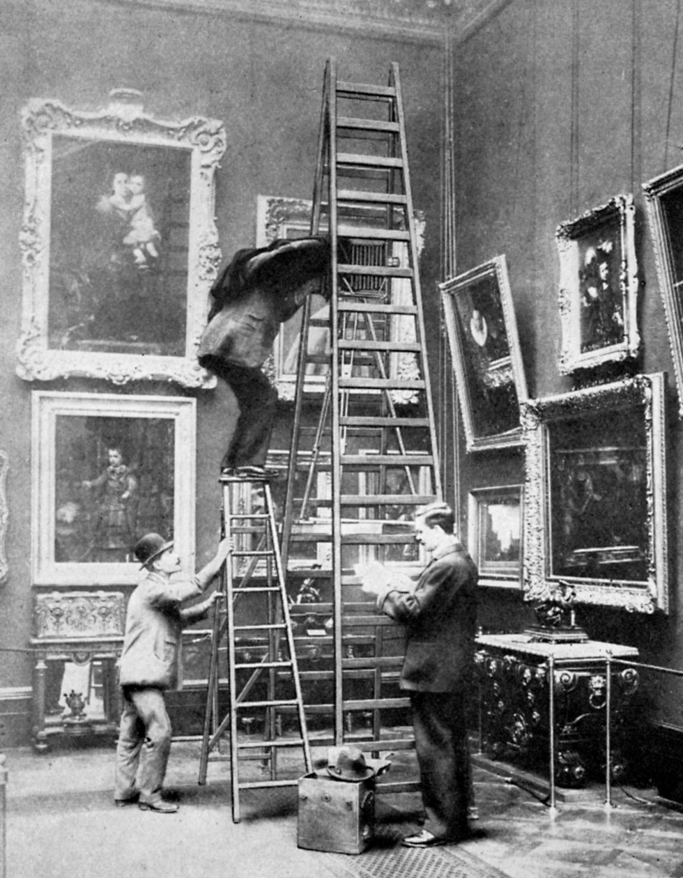 Fotografowanie w Wallace Collection, Londyn, 1908-1909 autorstwa Unbekannt