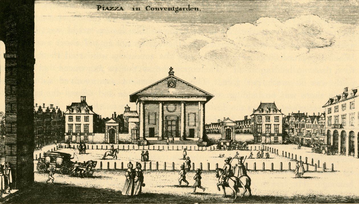 Piazza w Covent Garden, XVIII wiek, 1925. autorstwa Unbekannt