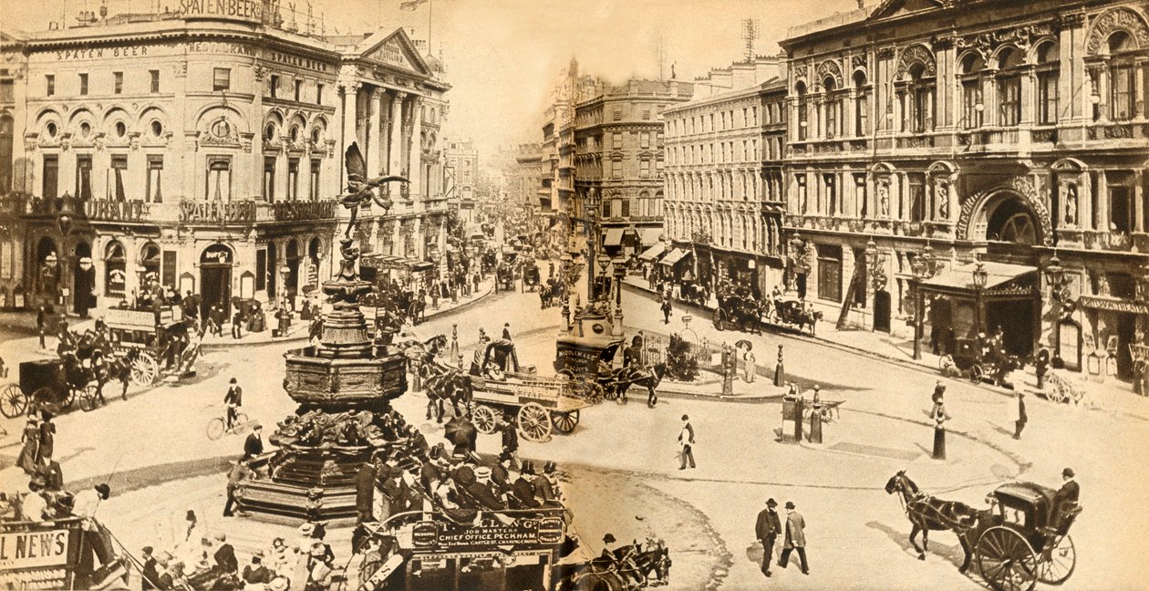 Piccadilly Circus - Hub Wszechświata: Centrum Świata, 1900, 1933. autorstwa Unbekannt