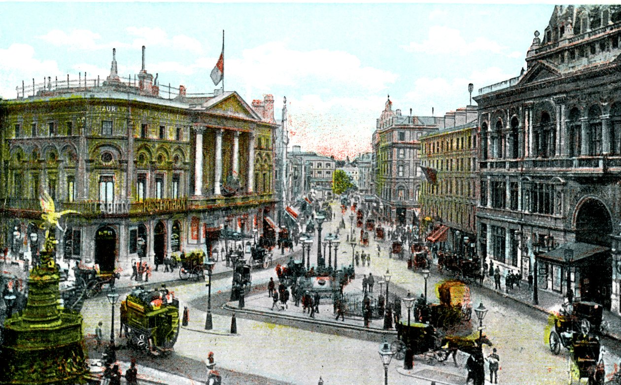 Piccadilly Circus, Londyn, XX wiek autorstwa Unbekannt