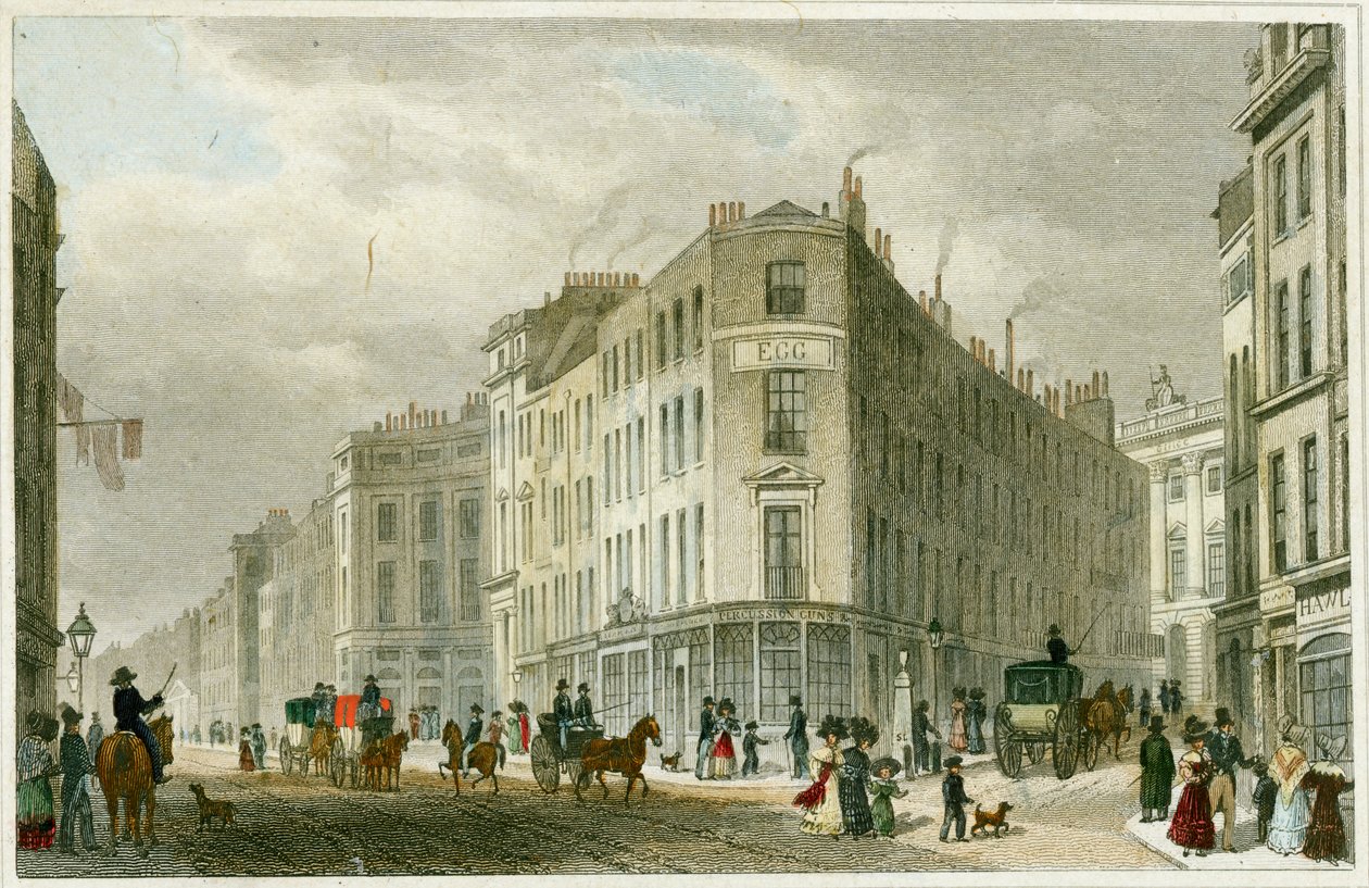Piccadilly, Londyn, 1830 autorstwa Unbekannt