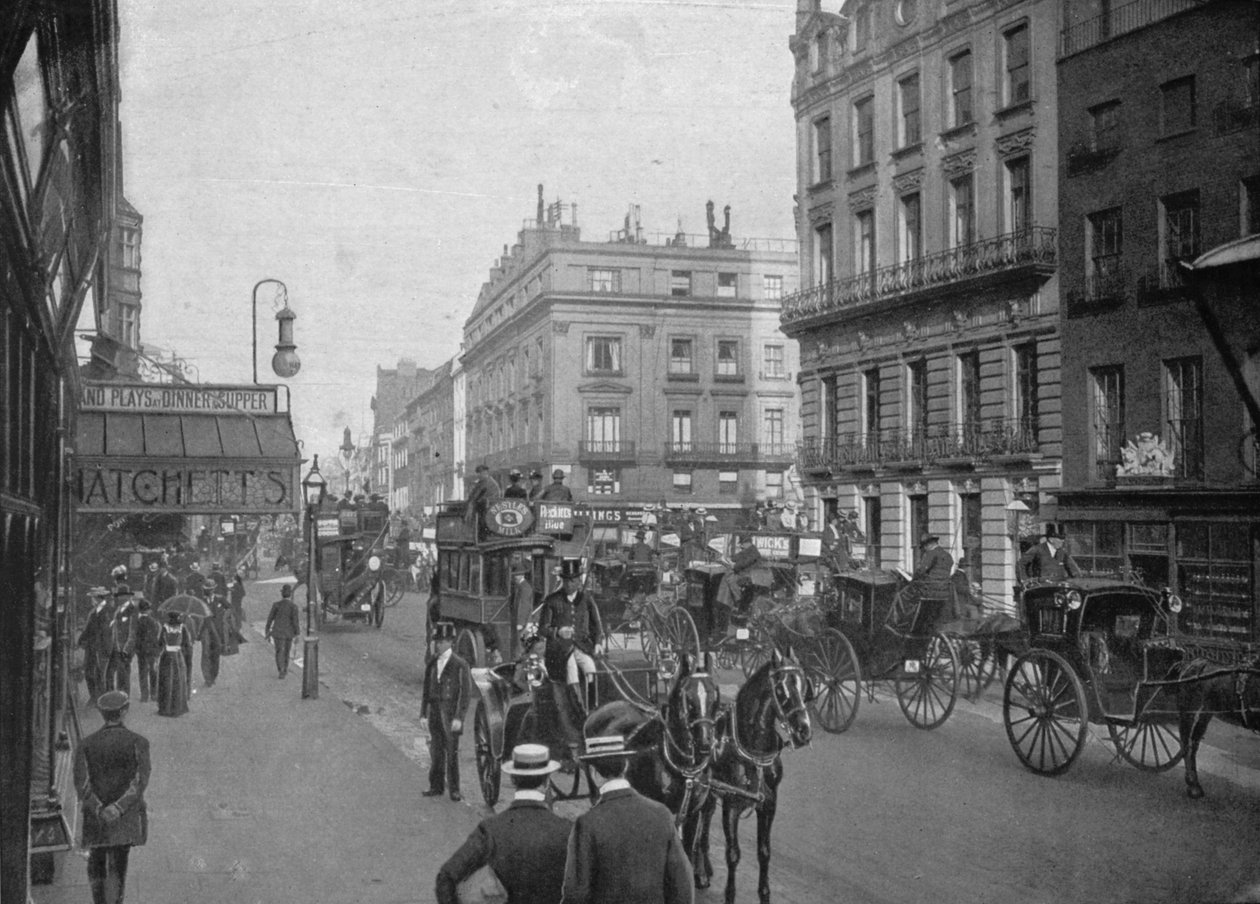 Piccadilly, Londyn, ok. 1900 1901 autorstwa Unbekannt