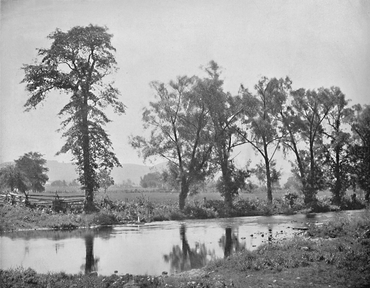Malowniczy widok w pobliżu góry Schooleys, New Jersey, ok. 1897 r. autorstwa Unbekannt