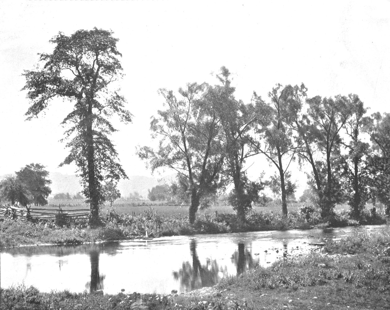 Malowniczy widok w pobliżu Mount Schooleys, New Jersey, USA, ok. 1900. autorstwa Unbekannt
