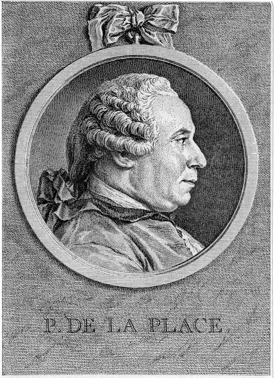 Pierre Simon Laplace, francuski matematyk i astronom, XVIII wiek autorstwa Unbekannt