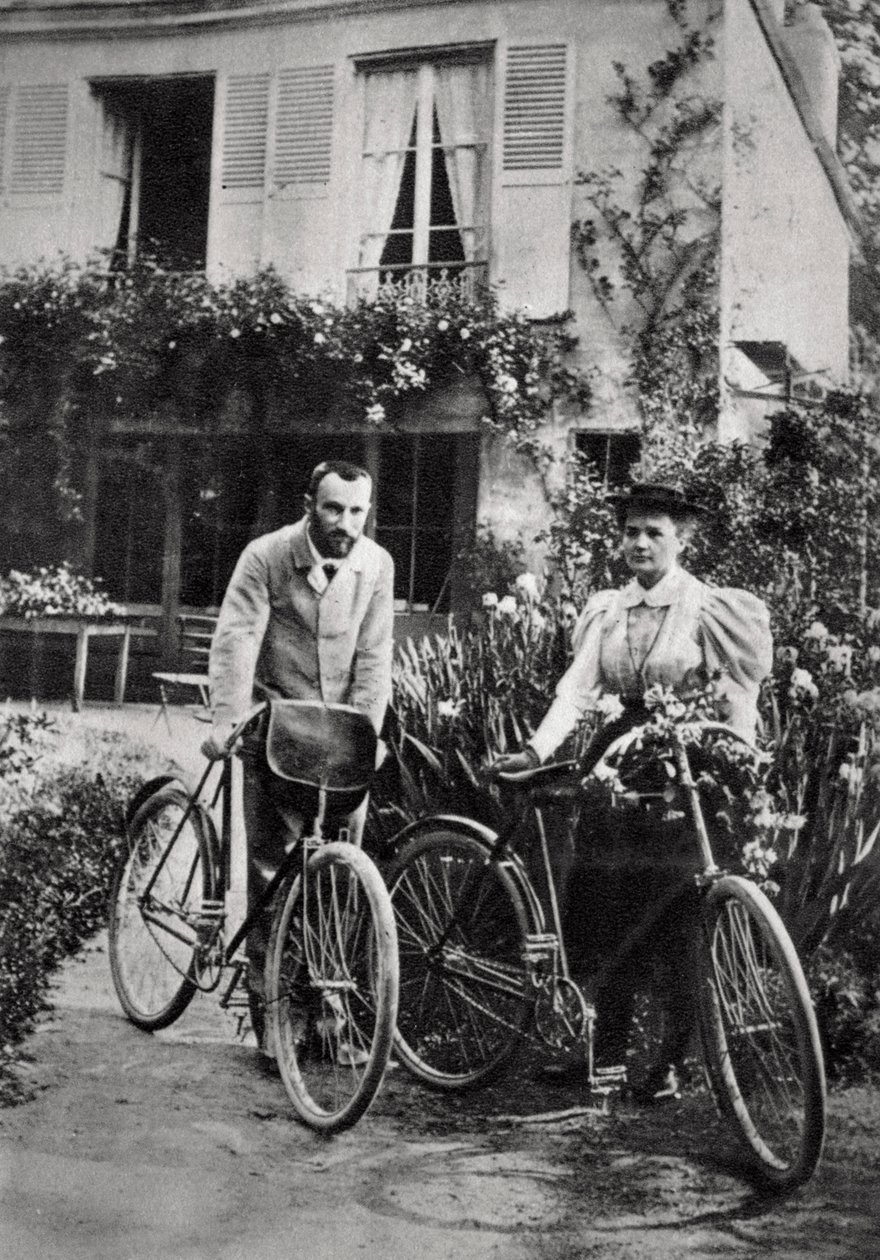 Pierre i Marie Curie, francuscy fizycy, 1906 autorstwa Unbekannt