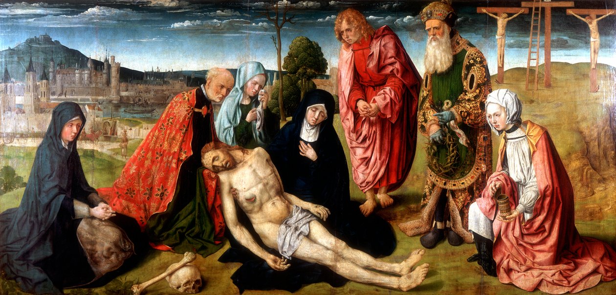 Pieta z Saint-Germain-des-Pres, ok. 1500 autorstwa Unbekannt