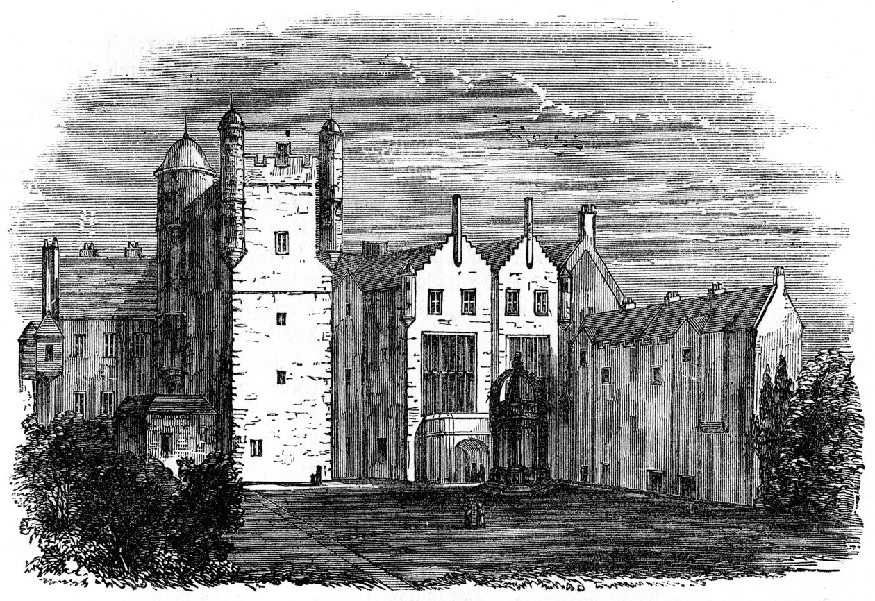Pinkie House, Musselburgh, East Lothian, Szkocja, XVIII wiek XIX wiek autorstwa Unbekannt
