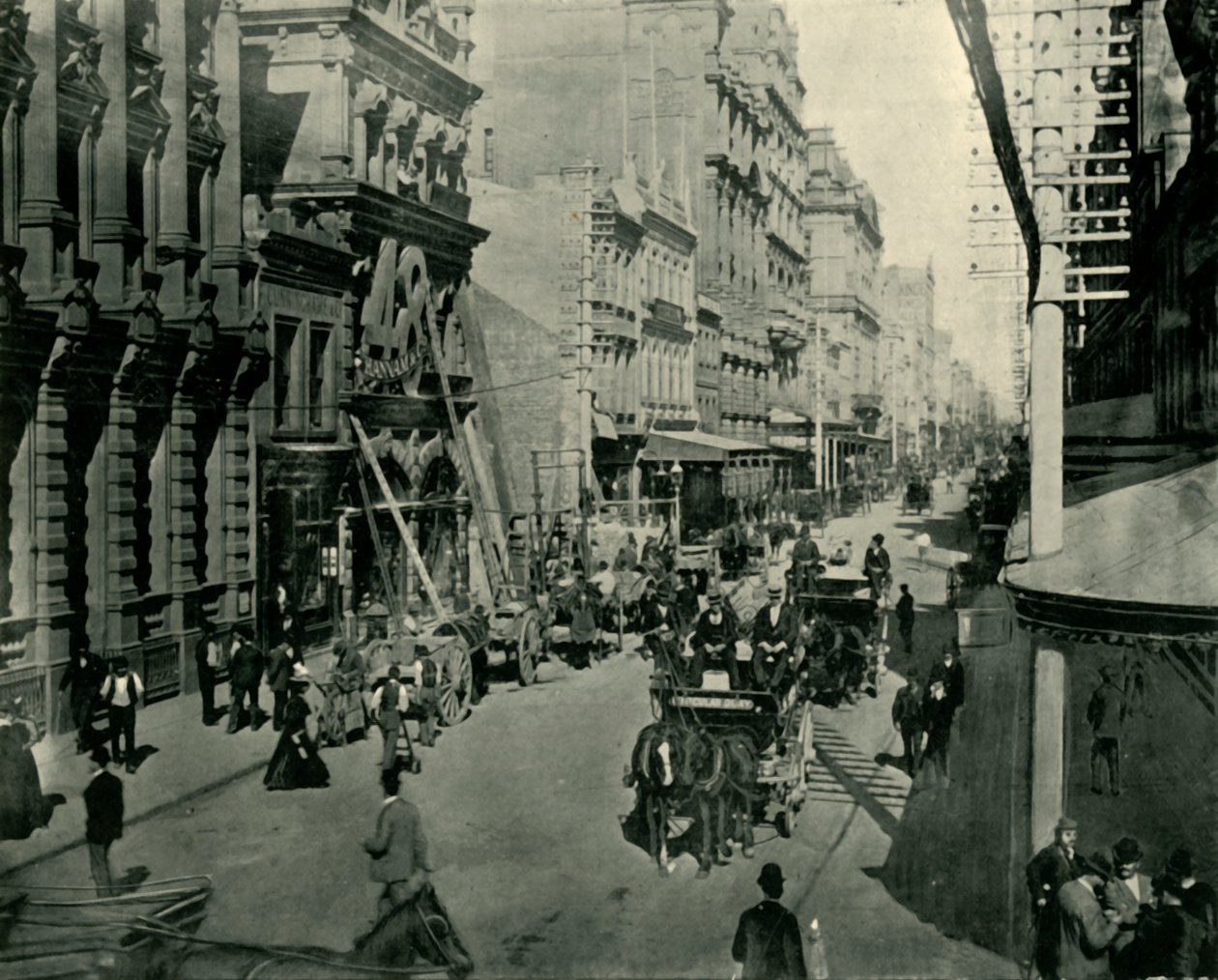 Ulica Pitta, Sydney, 1901. autorstwa Unbekannt