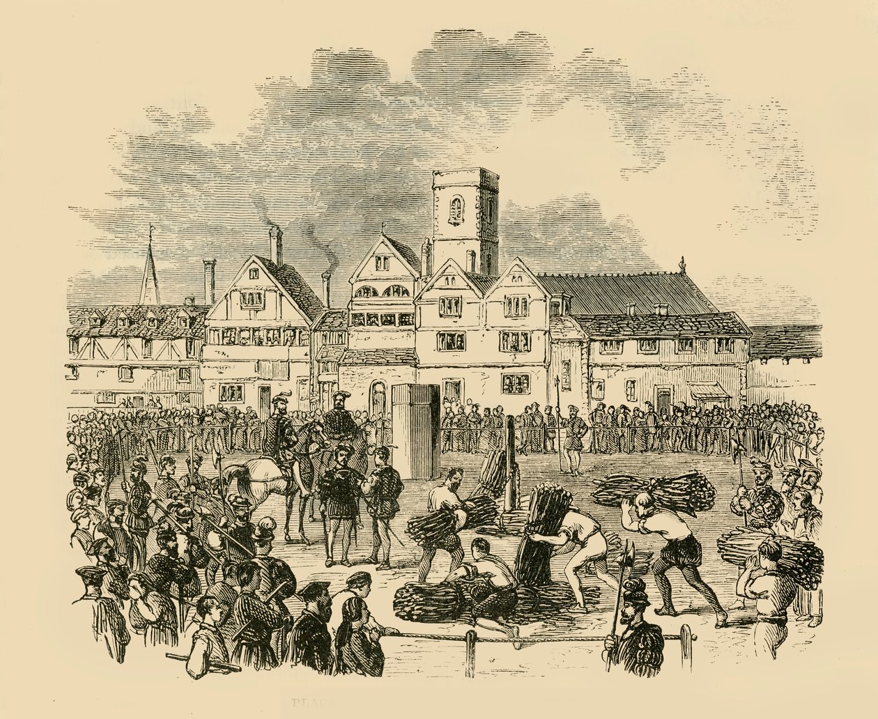 Miejsce straceń, Old Smithfield, 1890. autorstwa Unbekannt
