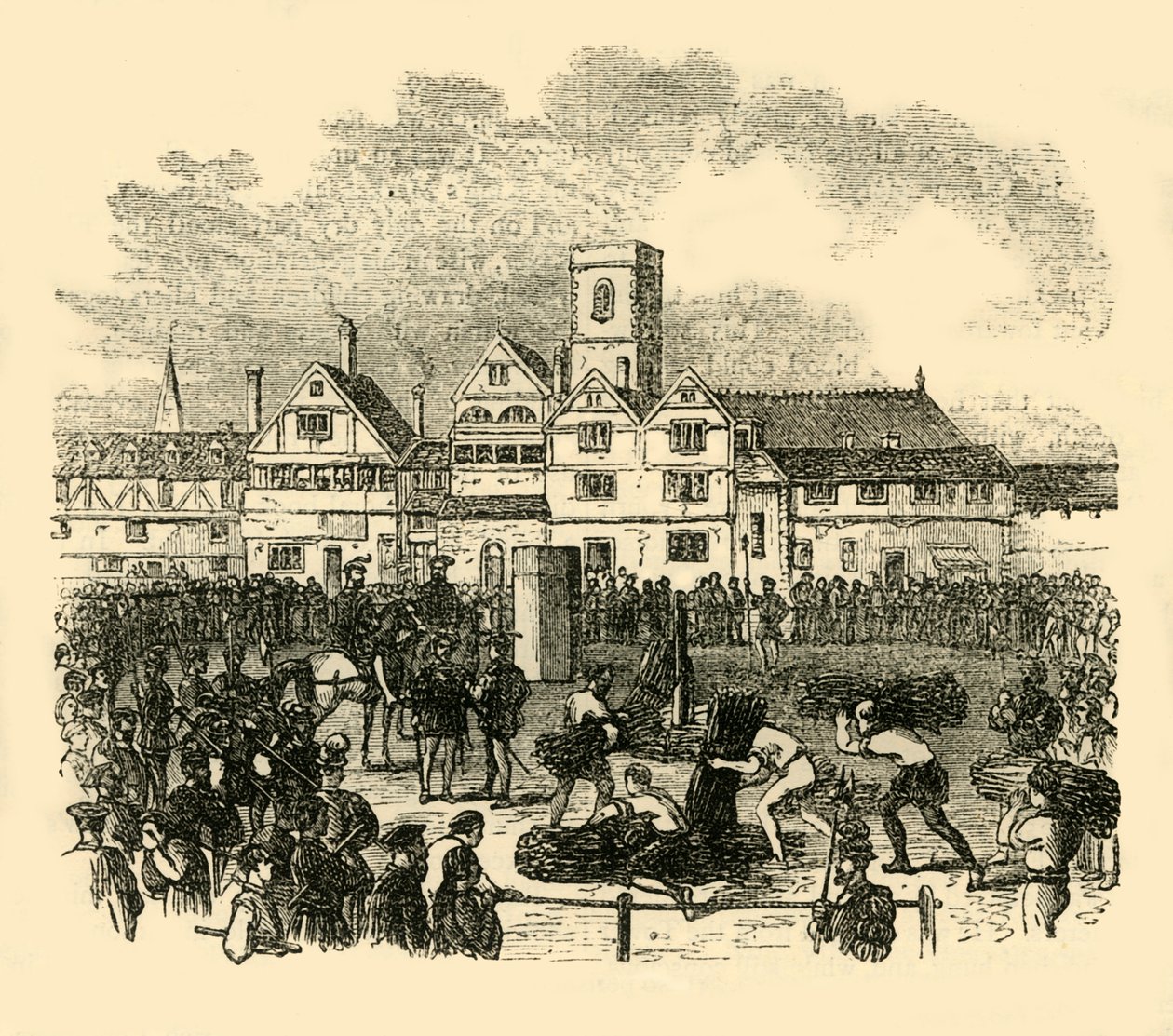 Miejsce straceń w Old Smithfield, ok. 1872 r. autorstwa Unbekannt