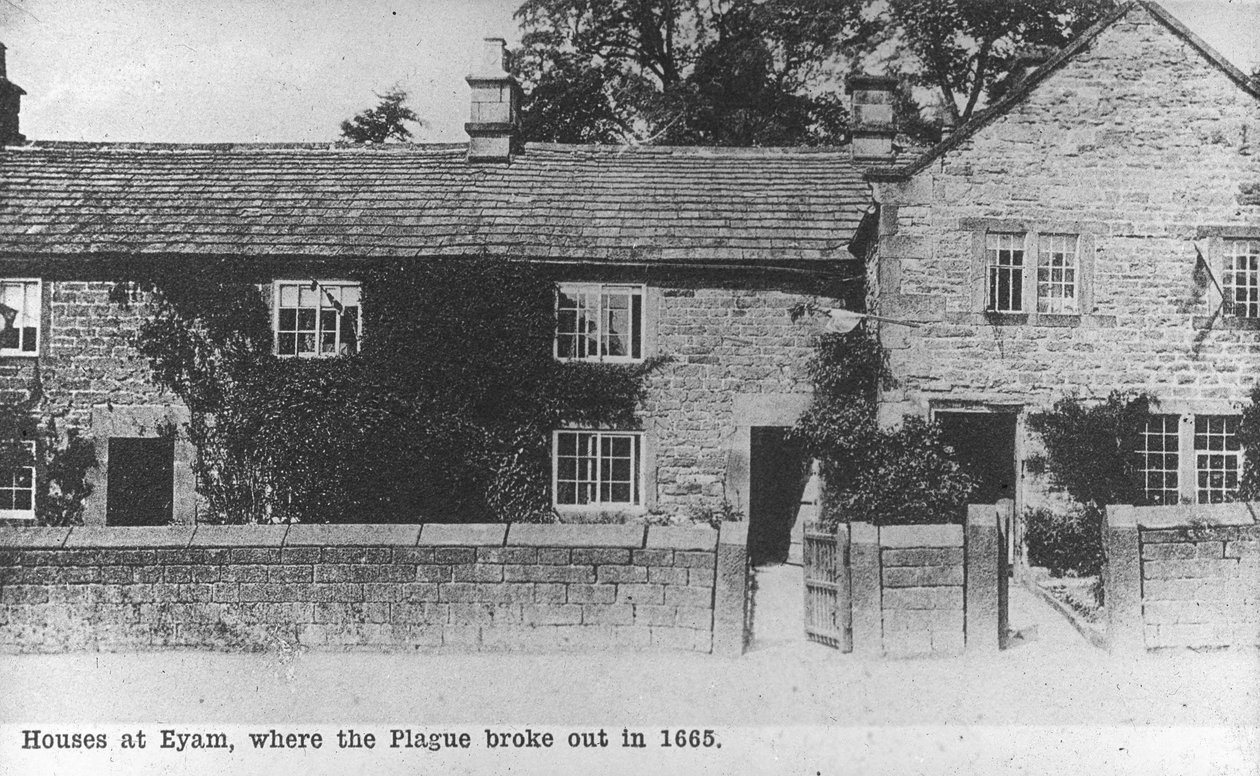 Domki zarazy, Eyam, Derbyshire, XX wiek autorstwa Unbekannt