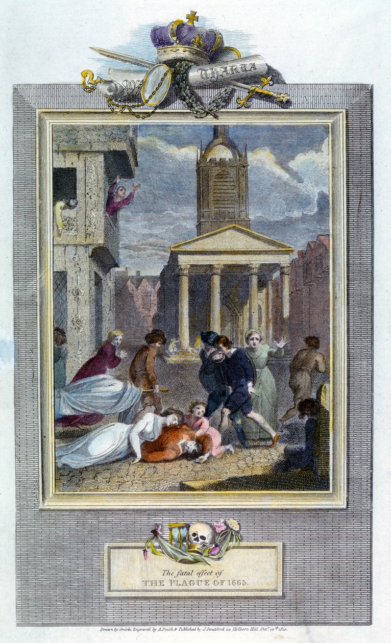 Plaga londyńska, 1665 1810 autorstwa Unbekannt