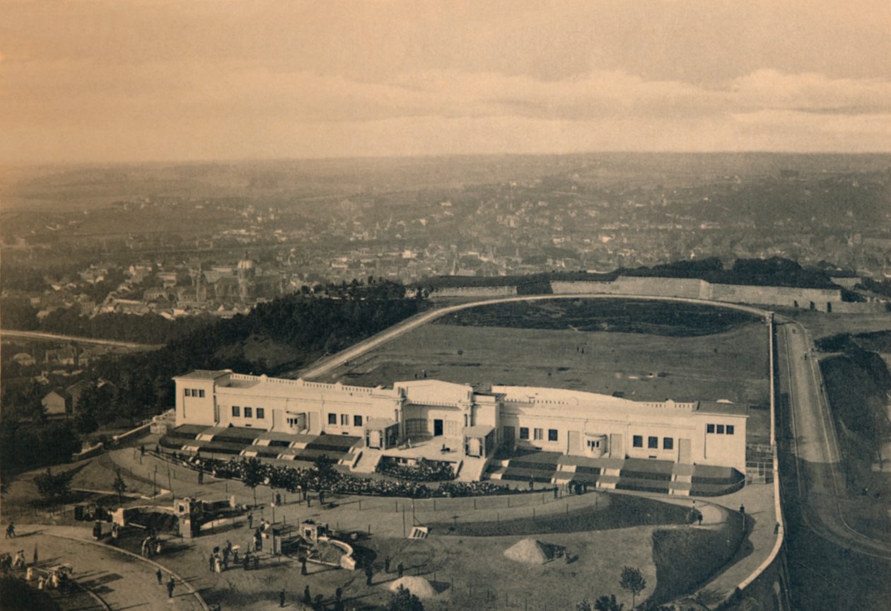 Plac zabaw i teatr letni, ok. 1900 autorstwa Unbekannt