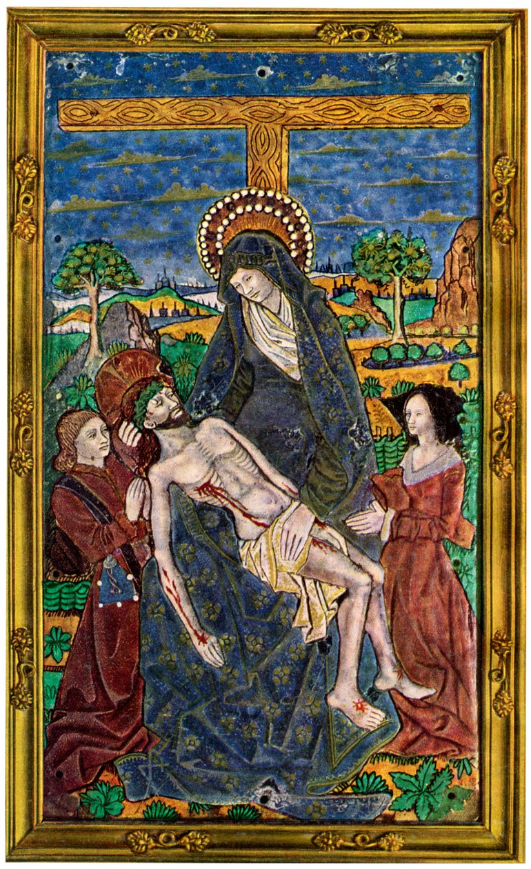 Tablica, emalia na miedzi, XV w., 1931 autorstwa Unbekannt