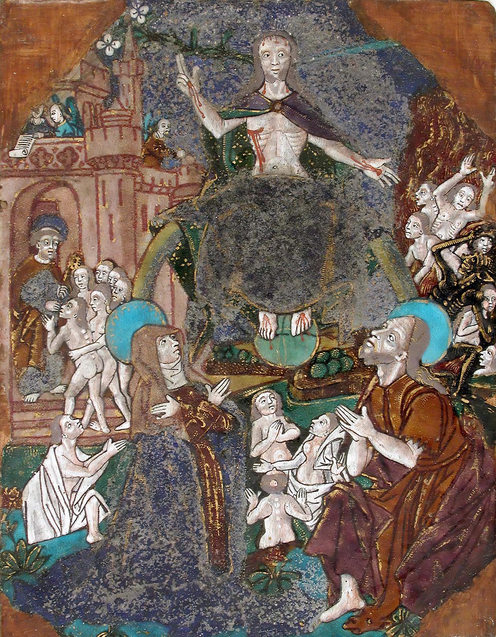 Tablica z Sądem Ostatecznym, francuska, ca. 1500. autorstwa Unbekannt