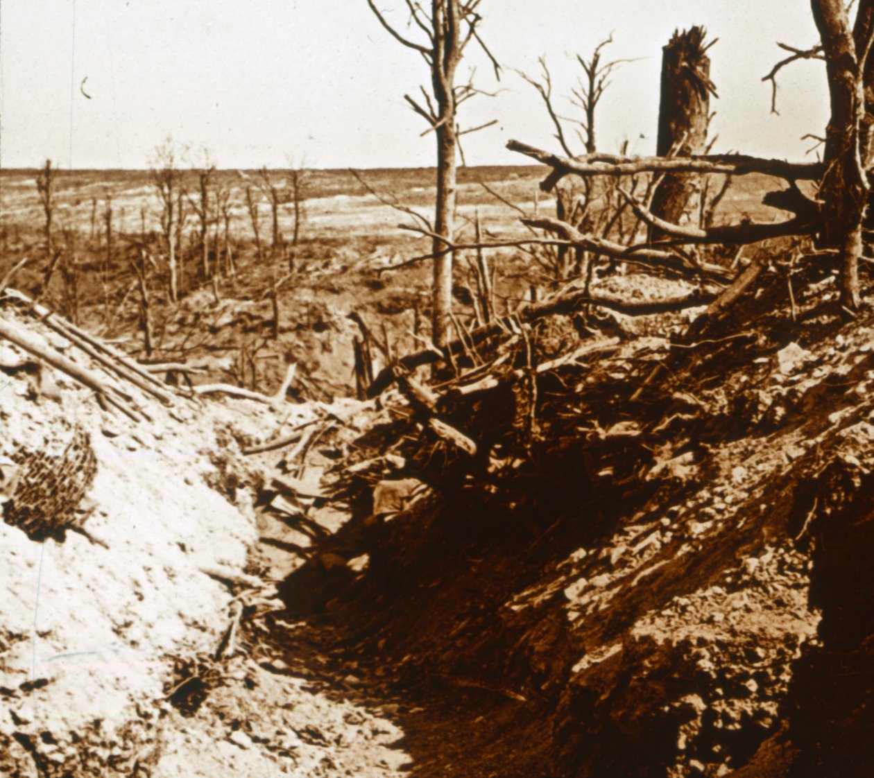 Plateau de Craonne, północna Francja, c1914-c1918 autorstwa Unbekannt