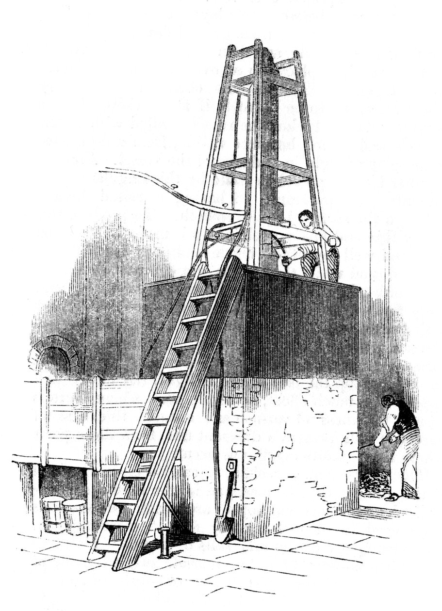 Platynowy destylator do zatężania kwasu siarkowego Olej witriolowy lub H2S04, 1844 autorstwa Unbekannt
