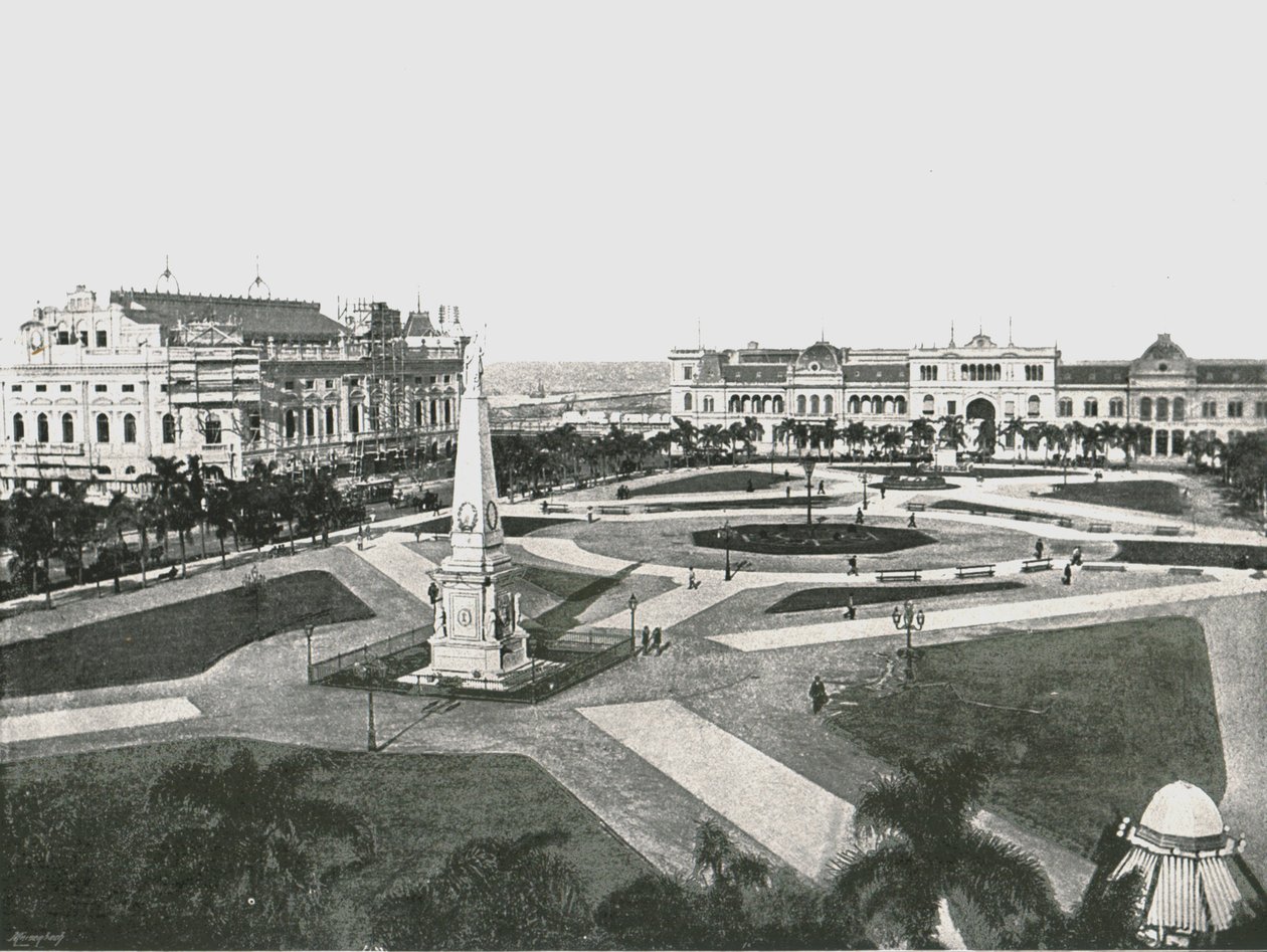 Plac Zwycięstwa, Buenos Aires, Argentyna, 1895. autorstwa Unbekannt