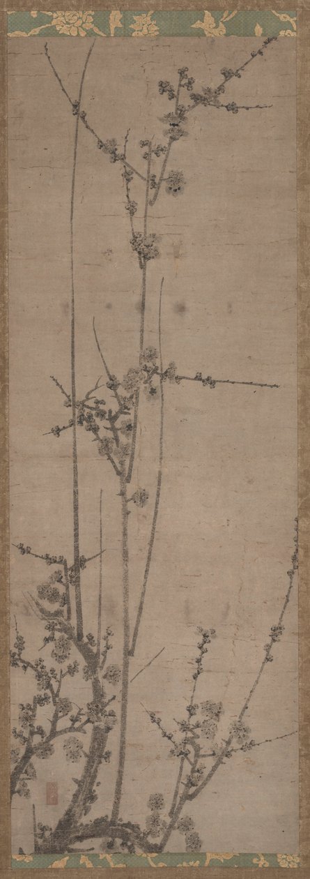 Kwiaty śliwki, 1336-92. autorstwa Unbekannt