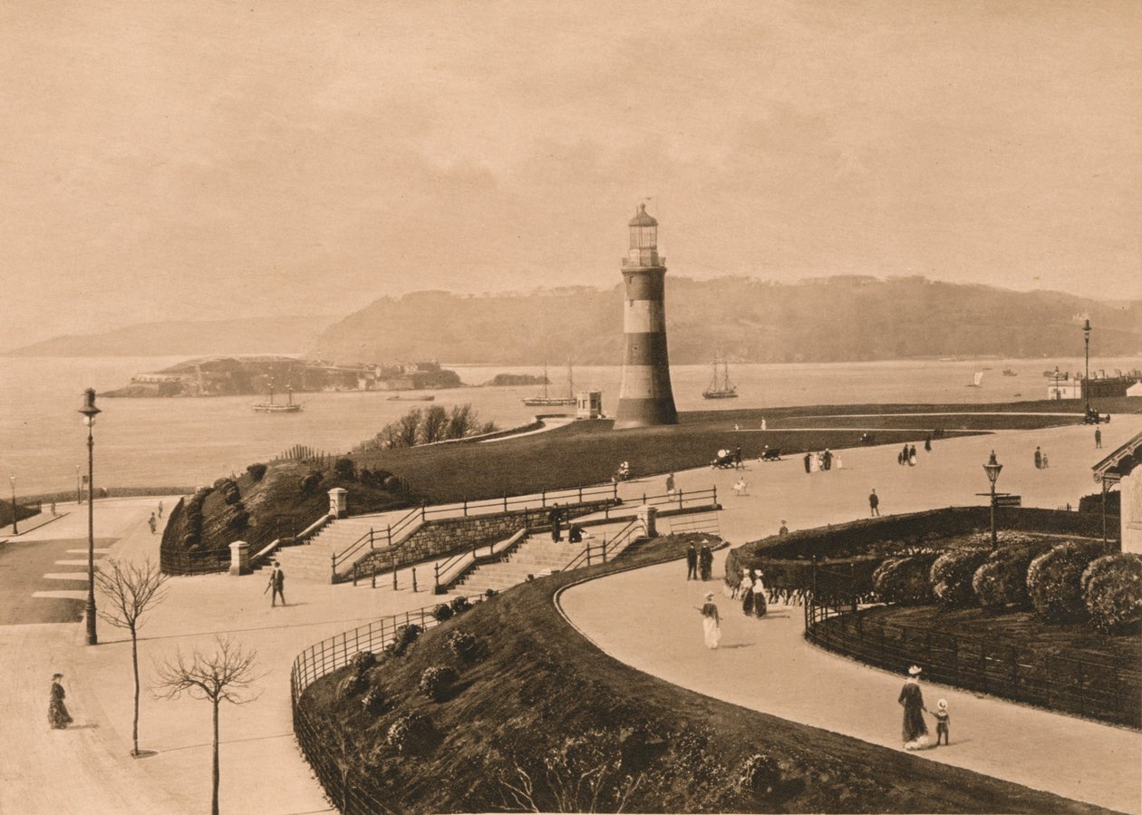 Plymouth Hoe i Dźwięk i Usta Tamar, 1902 autorstwa Unbekannt