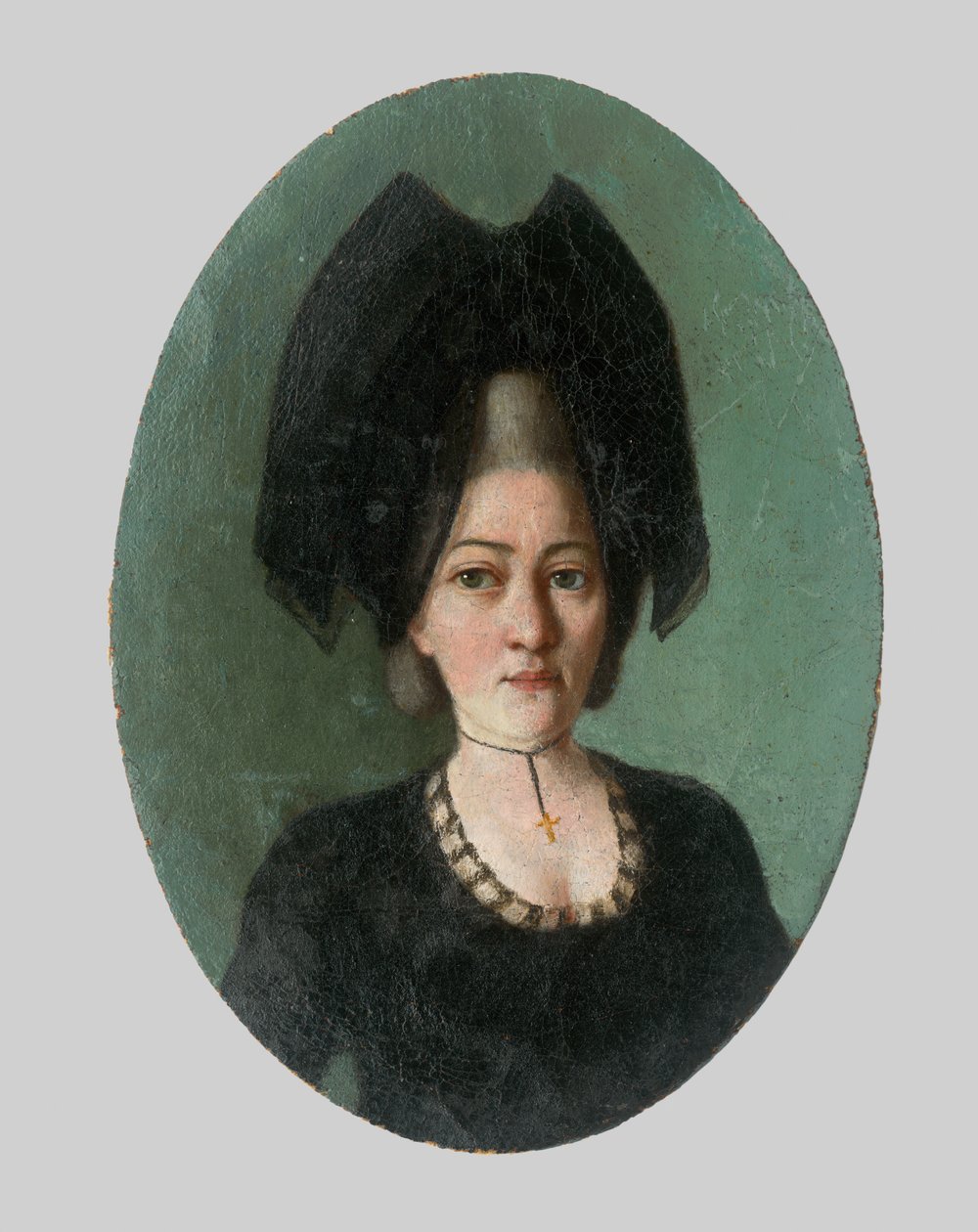Portret kobiety w czerni autorstwa Unbekannt