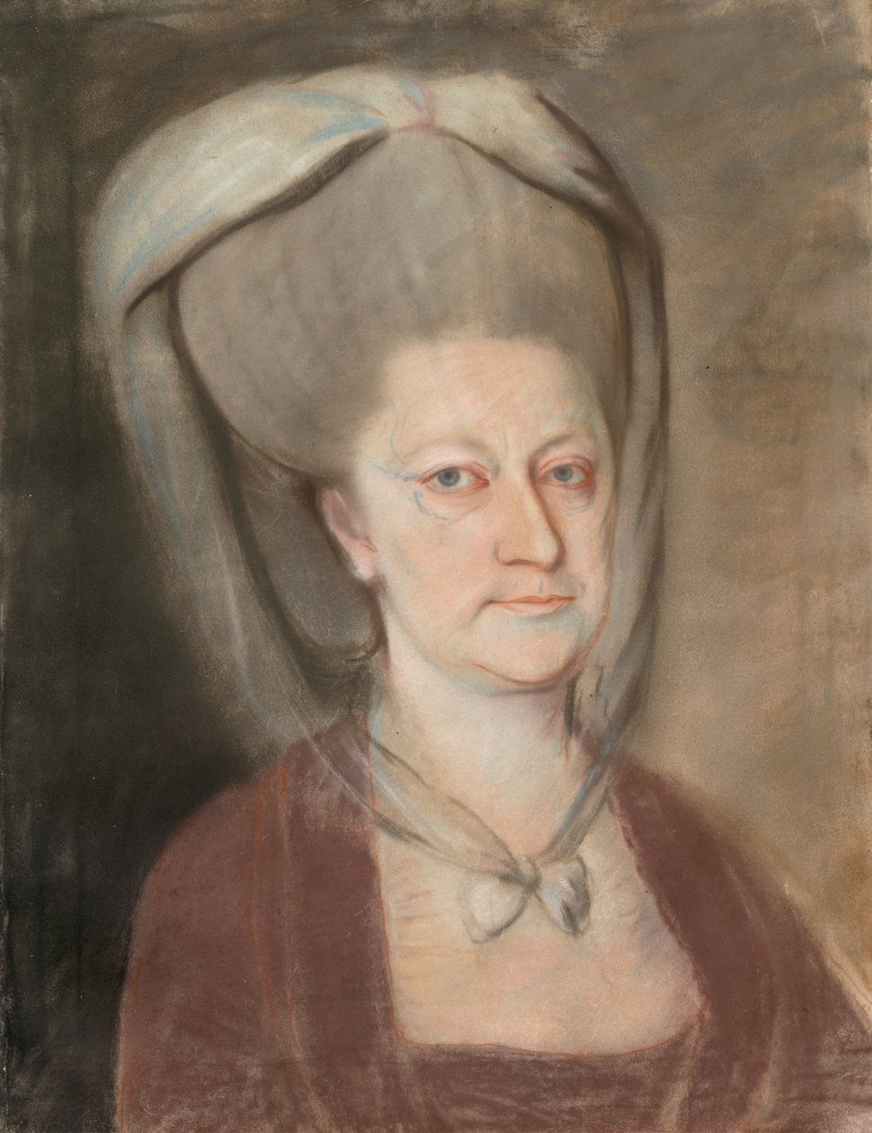 Portret hrabiny Anny Marii Eszerhazy, ur. Erdödy autorstwa Unbekannt