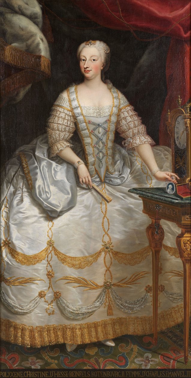 Polyxena z Hesji-Rotenburga 1706-1735, królowa Sardynii autorstwa Unbekannt