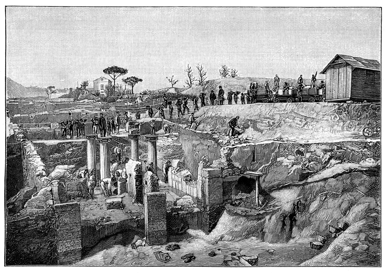 Pompeje, Włochy, 1900 autorstwa Unbekannt