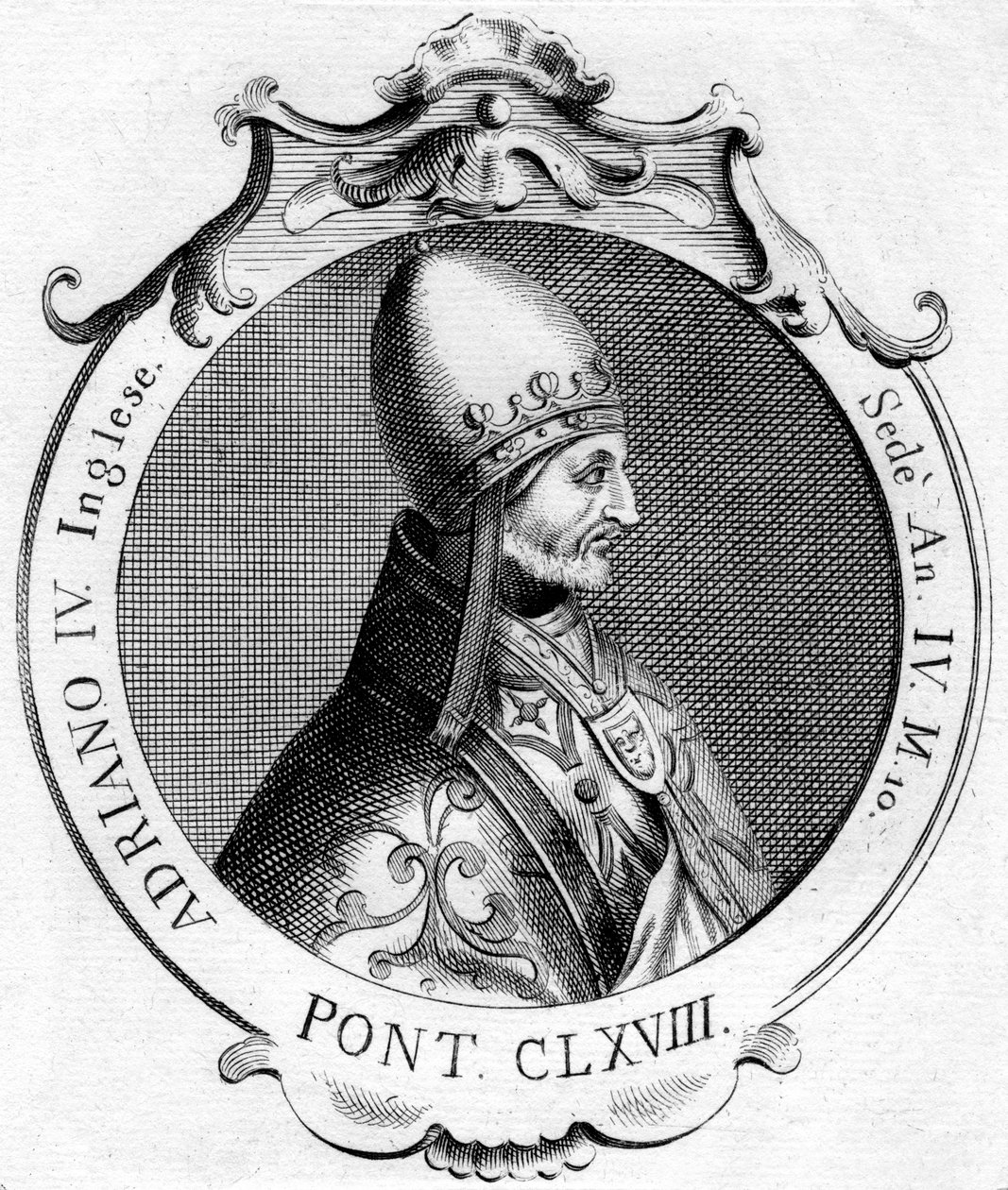 Papież Adrian IV autorstwa Unbekannt