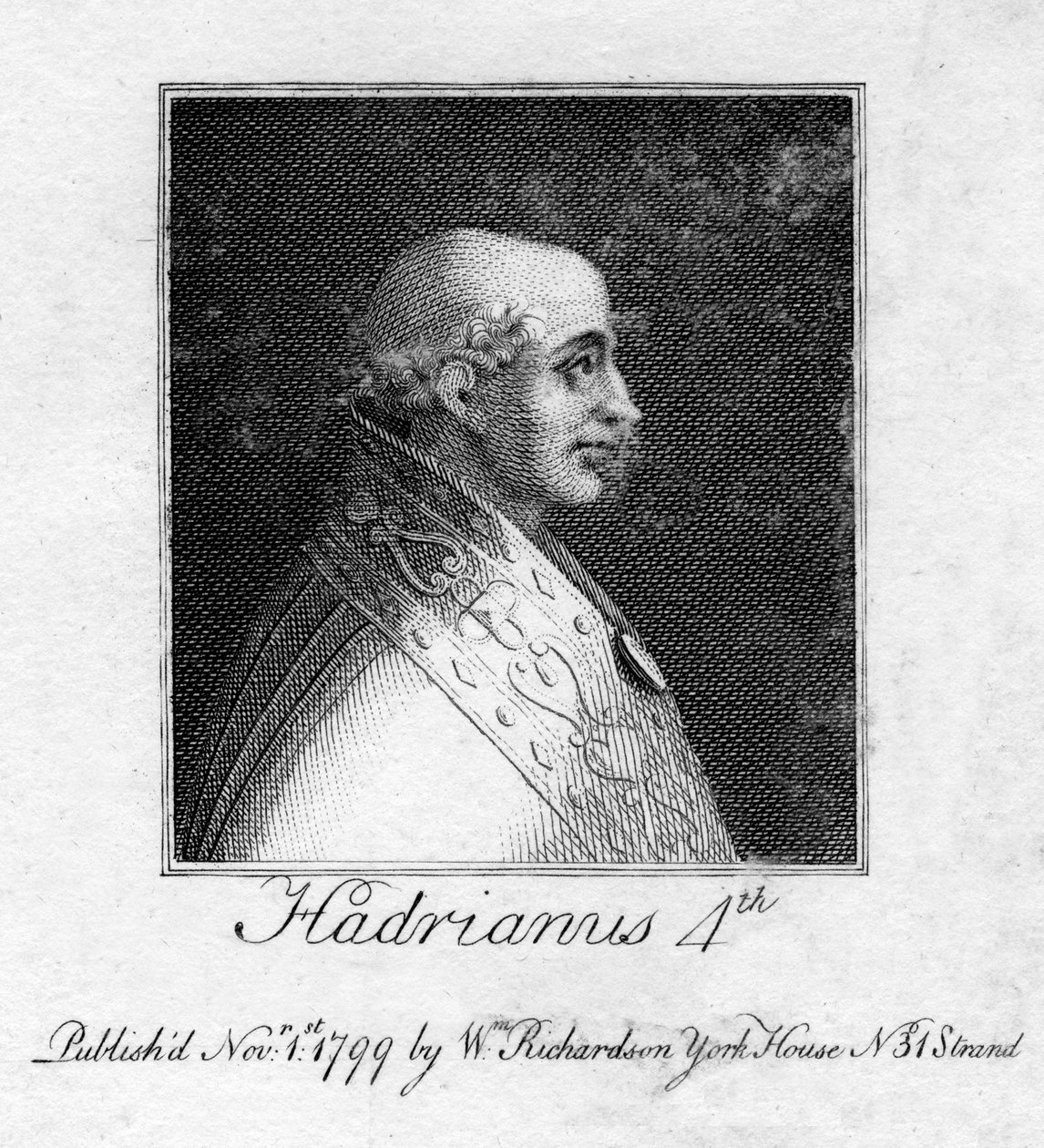 Papież Adrian IV, 1799 autorstwa Unbekannt