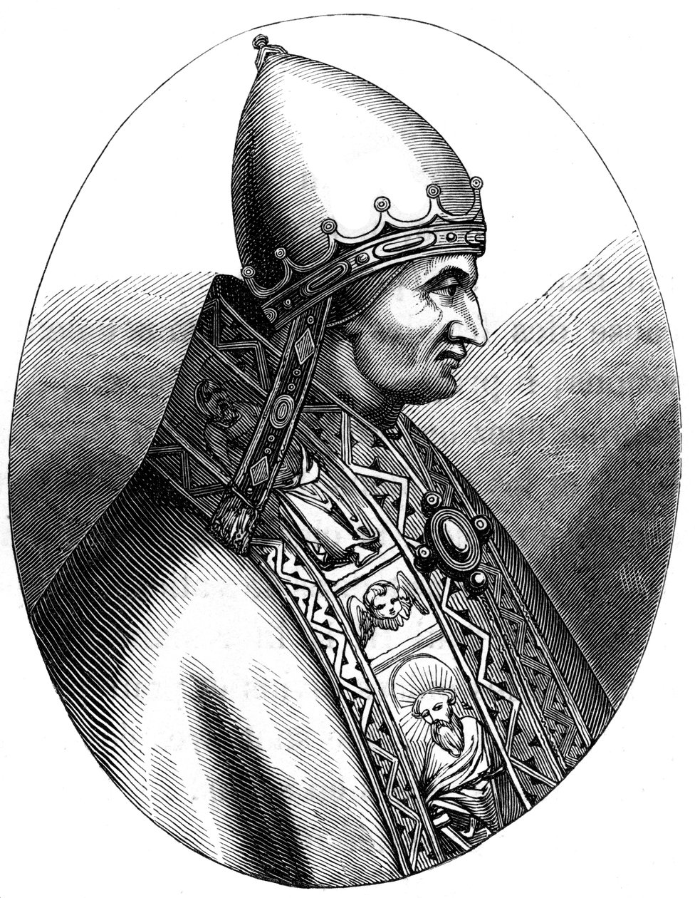 Papież Innocenty IV 1180-1254, 1849 autorstwa Unbekannt