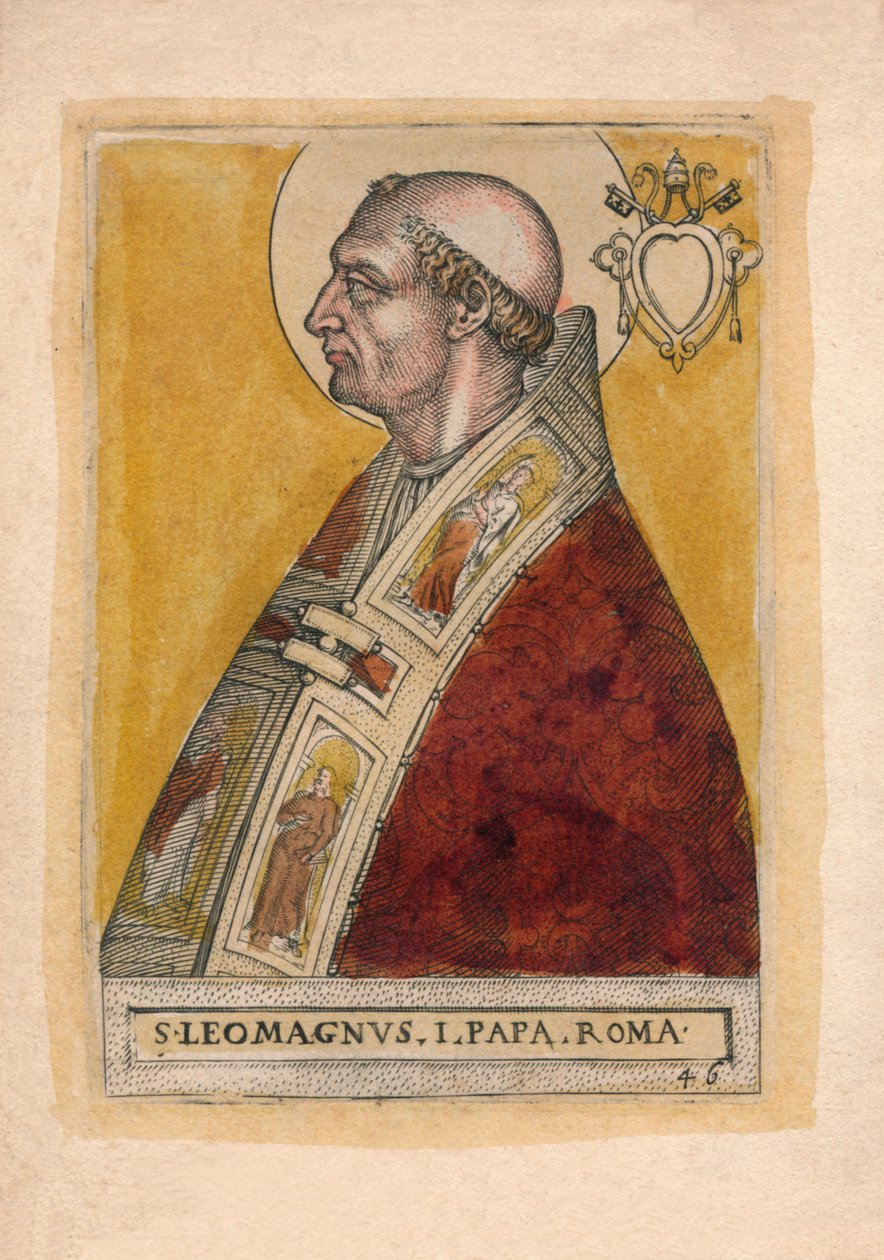 Papież Leon I autorstwa Unbekannt