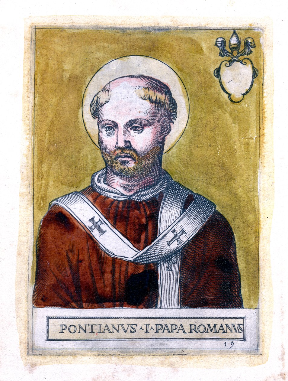 Papież Poncjan I autorstwa Unbekannt