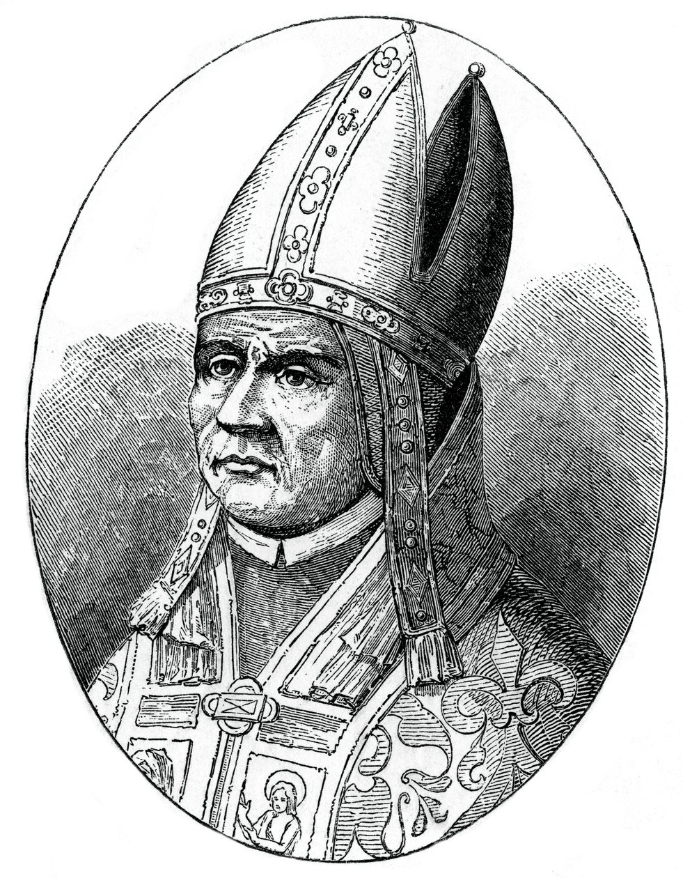 Papież Sylwester I, 1870 autorstwa Unbekannt
