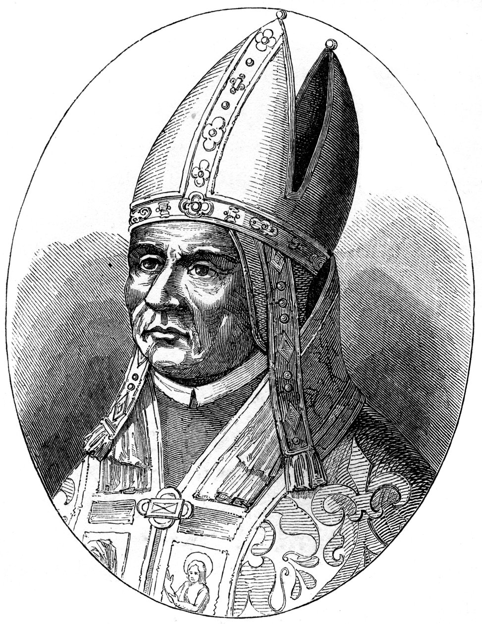 Papież Sylwester I d335, 1849 autorstwa Unbekannt