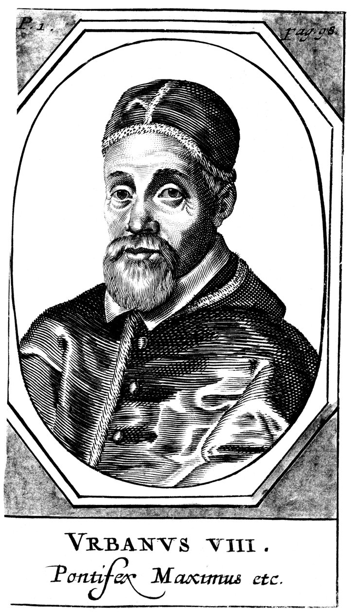 Papież Urban VIII 1568-1644 autorstwa Unbekannt