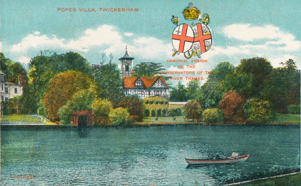 Willa Papieży, Twickenham, ok. 1910 r. autorstwa Unbekannt