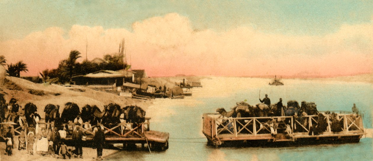 Port Said - wieś Kantara, c1918-c1939. autorstwa Unbekannt